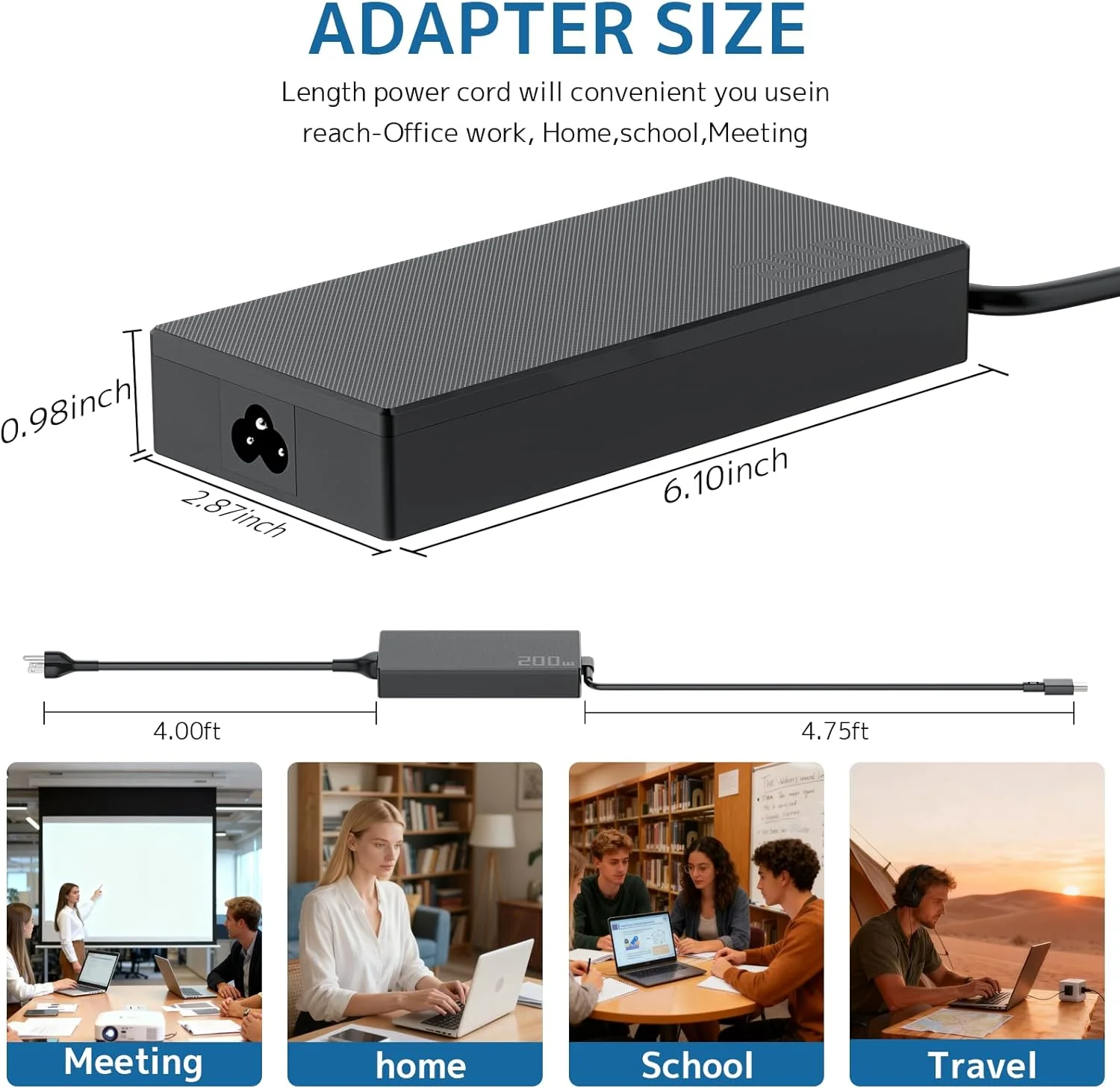 آداپتور برق 200 وات ADP-200JB K مناسب برای لپتاپهای Asus Rog Zephyrus G16 Ga605w Gu605 Ga605 Tuf Gaming A14 Fa401 و Proart Px13 P16 H7606 Pz13 Hn7306 با کانکتور مستطیلی آداپتور برق 200 وات ADP-200JB K مناسب برای لپتاپهای Asus Rog Zephyrus G16 Ga605w Gu605 Ga605 Tuf Gaming A14 Fa401 و Proart Px13 P16 H7606 Pz13 Hn7306 با کانکتور مستطیلی