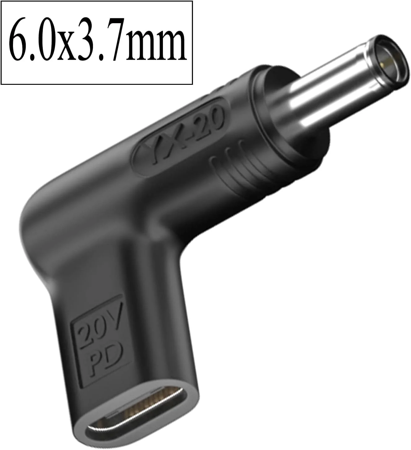 آداپتور USB C به DC با اندازه 6.0 x 3.7 میلیمتر، آداپتور 100W PD Type C Female به 19V 6.0 x 3.7mm مناسب برای سری لپتاپهای گیمینگ ایسوس راگ و غیره آداپتور USB C به DC با اندازه 6.0 x 3.7 میلیمتر، آداپتور 100W PD Type C Female به 19V 6.0 x 3.7mm مناسب برای سری لپتاپهای گیمینگ ایسوس راگ و غیره