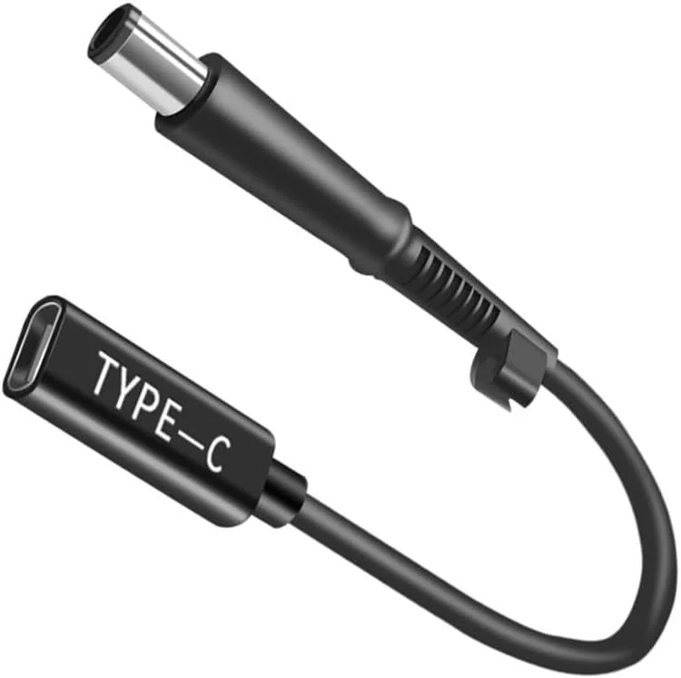 کابل تبدیل USB-C به 7.4x5.0mm با توان 100 وات، آداپتور نر به ماده DC با ولتاژ 12، 19 و 20 ولت، ورودی USB Type C نر به آداپتور DC 7.4x5.0mm کابل شارژ آداپتور برق ساخته شده برای سری لپ تاپ های HP کابل تبدیل USB-C به 7.4x5.0mm با توان 100 وات، آداپتور نر به ماده DC با ولتاژ 12، 19 و 20 ولت، ورودی USB Type C نر به آداپتور DC 7.4x5.0mm کابل شارژ آداپتور برق ساخته شده برای سری لپ تاپ های HP