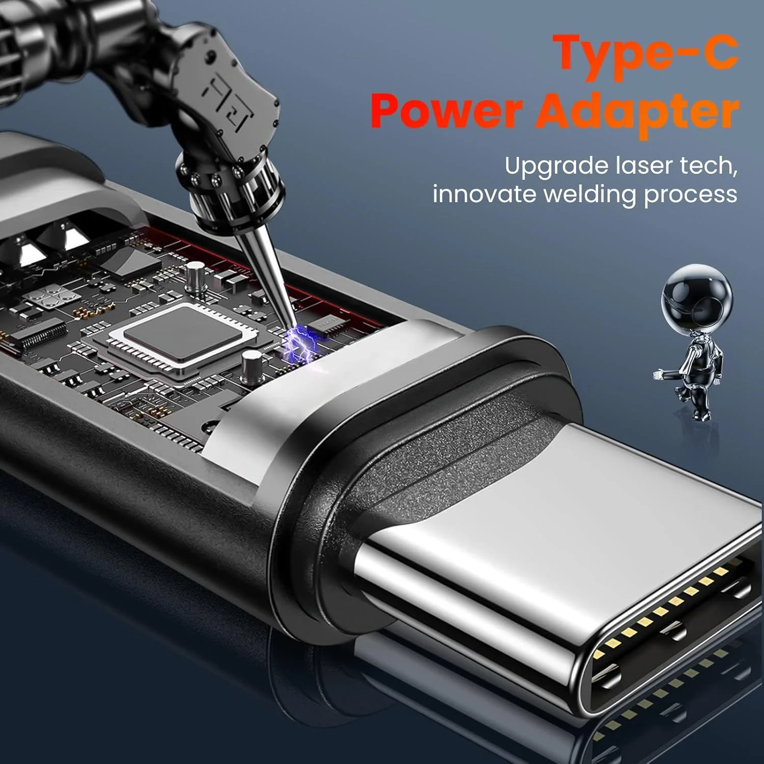 شارژر باریک 65 واتی USB-C سازگار با HP Envy - مناسب برای HP Chromebook، EliteBook x360 860 840 g9 g8، Spectre x360، آداپتور برق لپ تاپ HP ProBook Type C با سیم نایلونی بافته شده ممتاز شارژر باریک 65 واتی USB-C سازگار با HP Envy - مناسب برای HP Chromebook، EliteBook x360 860 840 g9 g8، Spectre x360، آداپتور برق لپ تاپ HP ProBook Type C با سیم نایلونی بافته شده ممتاز