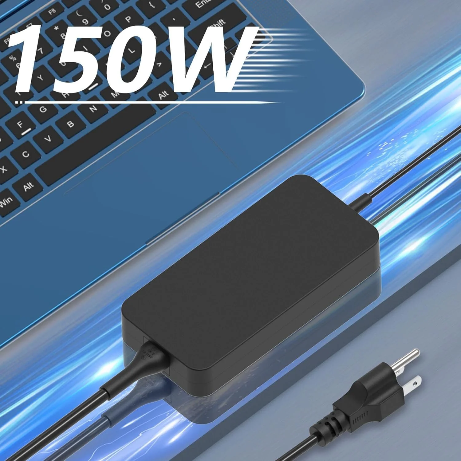 آداپتور AC 150W 20V 7.5A با اندازه 6.0x3.7mm سازگار با ASUS A18-150P1A 150w TUF Gaming FA506 A17 FA706 FX505GT FX705GT TUF Gaming fx705gm ROG Strix Scar III G531GD منبع تغذیه لپ تاپ