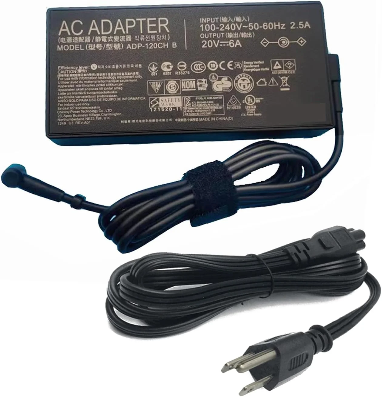 آداپتور شارژر لپ تاپ 120 واتی 20 ولت 6 آمپر 4.5X3.0 میلی متری ADP-120CH B 120CD B 120VH B برای ایسوس UX533 UX534 UX534F UX534FT UX534FA UX534FTC UX564UX534FAC آداپتور شارژر لپ تاپ 120 واتی 20 ولت 6 آمپر 4.5X3.0 میلی متری ADP-120CH B 120CD B 120VH B برای ایسوس UX533 UX534 UX534F UX534FT UX534FA UX534FTC UX564UX534FAC