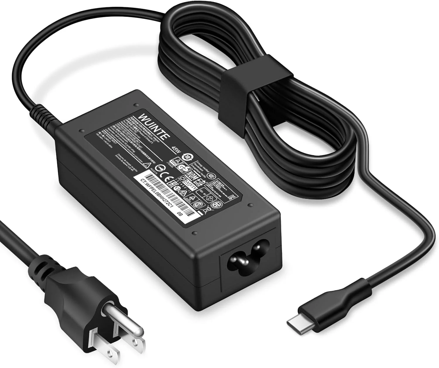 شارژر سازگار با لپ تاپ ایسر کروم بوک، آداپتور برق سریع 45 واتی USB C شارژر سازگار با لپ تاپ ایسر کروم بوک، آداپتور برق سریع 45 واتی USB C