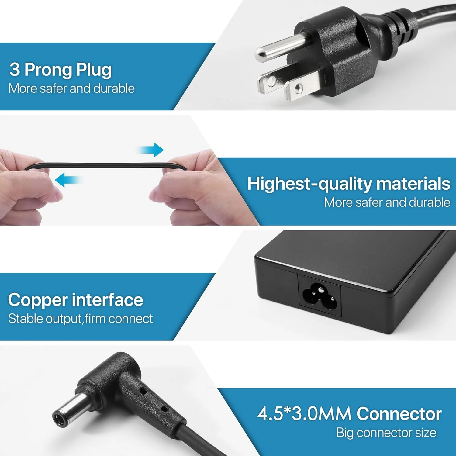 شارژر 120 واتی مناسب برای ایسوس Zenbook Pro 15 Flip Q538E Q528E UX534F Q536F Q537F Q546F Q547F Q506F K570Z K570U، آداپتور A17-120P2A ADP-120CD B