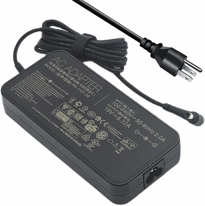 آداپتور AC 120W برای شارژر لپ تاپ ایسوس: A15-120P1A PA-1121-28 ROG GL551J GL552VW GL553V GL752VW GL753VE N550JK N550JX ZX53VW FX53VD G56JK N56JR N56JN VivoBook Q550 X550 X750J آداپتور AC 120W برای شارژر لپ تاپ ایسوس: A15-120P1A PA-1121-28 ROG GL551J GL552VW GL553V GL752VW GL753VE N550JK N550JX ZX53VW FX53VD G56JK N56JR N56JN VivoBook Q550 X550 X750J