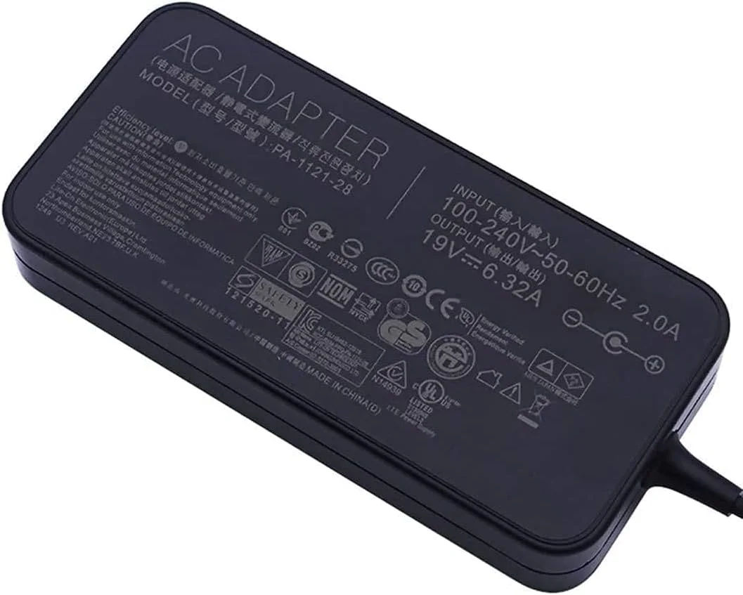 آداپتور AC 120W برای شارژر لپ تاپ ایسوس: A15-120P1A PA-1121-28 ROG GL551J GL552VW GL553V GL752VW GL753VE N550JK N550JX ZX53VW FX53VD G56JK N56JR N56JN VivoBook Q550 X550 X750J آداپتور AC 120W برای شارژر لپ تاپ ایسوس: A15-120P1A PA-1121-28 ROG GL551J GL552VW GL553V GL752VW GL753VE N550JK N550JX ZX53VW FX53VD G56JK N56JR N56JN VivoBook Q550 X550 X750J