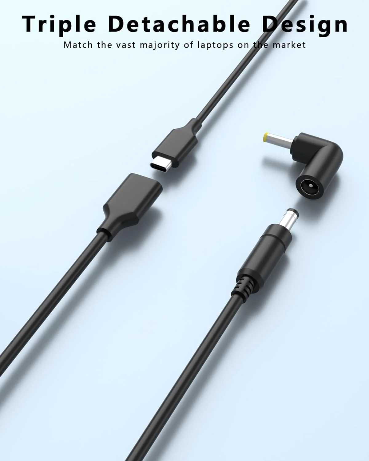 شارژر لپ تاپ یونیورسال 100 واتی USB C با 15 سر، سازگار با HP DELL Lenovo Acer Asus Toshiba Samsung MacBook IBM Sony LG و Chromebook، آداپتور برق AC (مناسب 90W 65W 45W) شارژر لپ تاپ یونیورسال 100 واتی USB C با 15 سر، سازگار با HP DELL Lenovo Acer Asus Toshiba Samsung MacBook IBM Sony LG و Chromebook، آداپتور برق AC (مناسب 90W 65W 45W)