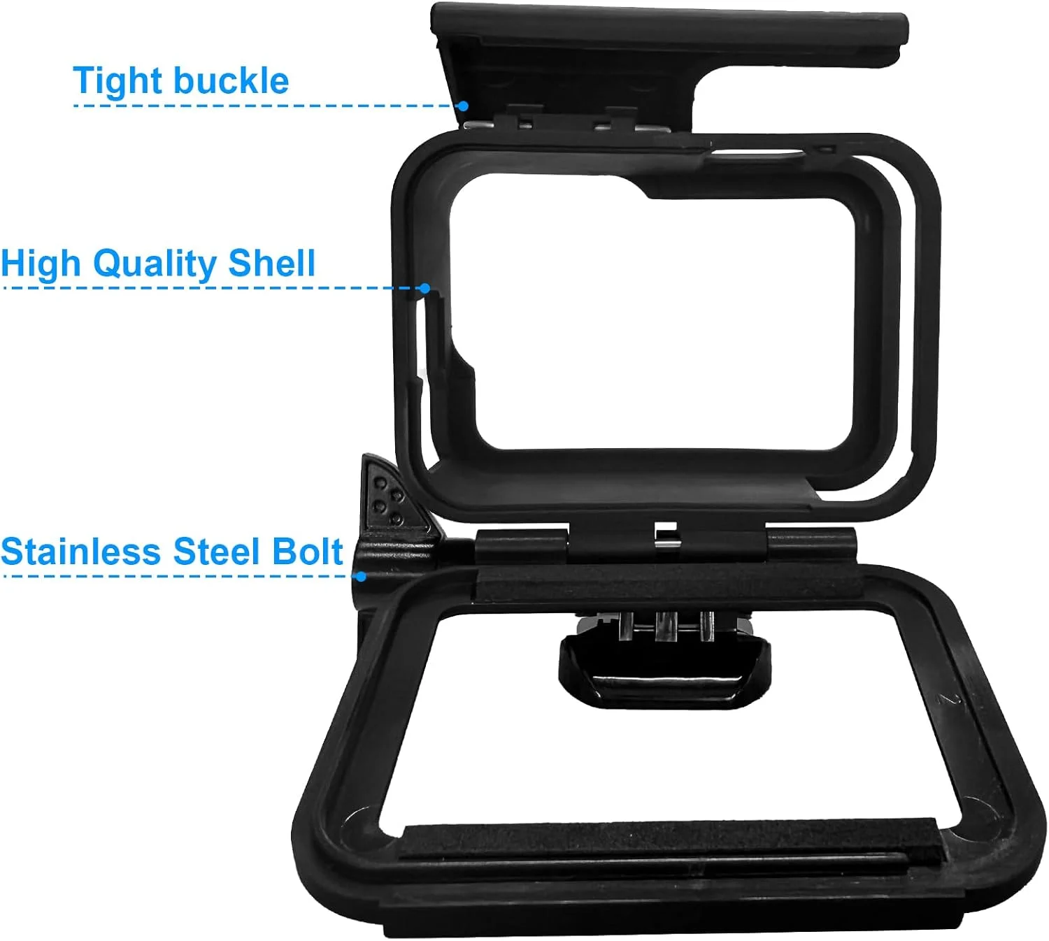 کیت لوازم جانبی محافظ قاب برای GoPro Hero 13/12/11/10/9، محافظ قاب سخت بادوام، قاب محکم کیت لوازم جانبی محافظ قاب برای GoPro Hero 13/12/11/10/9، محافظ قاب سخت بادوام، قاب محکم