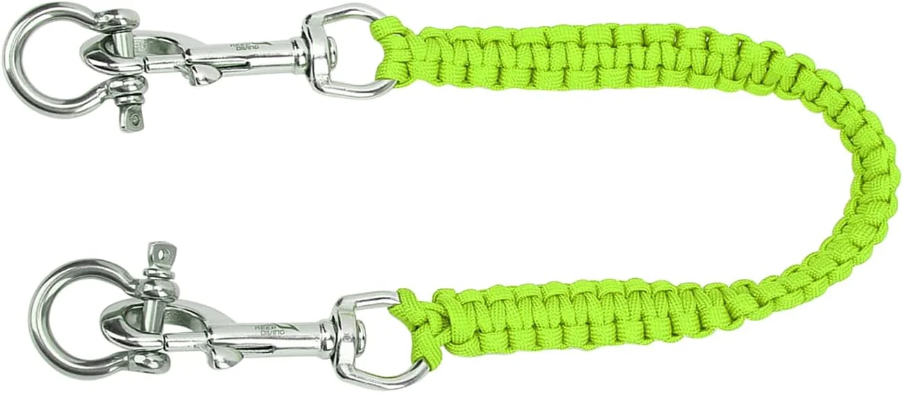 بند دوربین غواصی VGEBY، بند حمل محفظه دوربین با چرخش 360 درجه انعطاف پذیر، لوازم جانبی غواصی (سبز)، لوازم غواصی، بند دوربین غواصی سبز