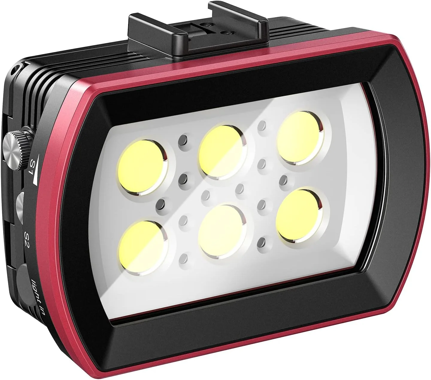 چراغ غواصی ویدئویی سی فراگز ضد آب تا عمق 40 متری با نور سفید، قرمز و آبی، چراغ های پرکننده عکاسی زیر آب با قدرت بالا 6000 لومن به همراه آداپتور سر توپی YS برای Gopro و محفظه (SL-22) چراغ غواصی ویدئویی سی فراگز ضد آب تا عمق 40 متری با نور سفید، قرمز و آبی، چراغ های پرکننده عکاسی زیر آب با قدرت بالا 6000 لومن به همراه آداپتور سر توپی YS برای Gopro و محفظه (SL-22)