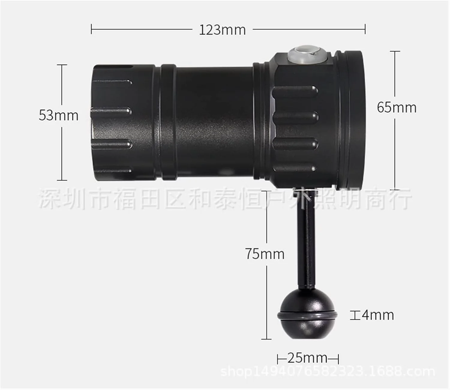 چراغ غواصی لومن، چراغ عکاسی زیر آب، 3 منبع نور، نور پرکننده 2 * 15 چراغ قوه پرقدرت نور قرمز، آبی و سفید، چراغ قوه با نور بالا (رنگ: بسته B اندازه: 1)