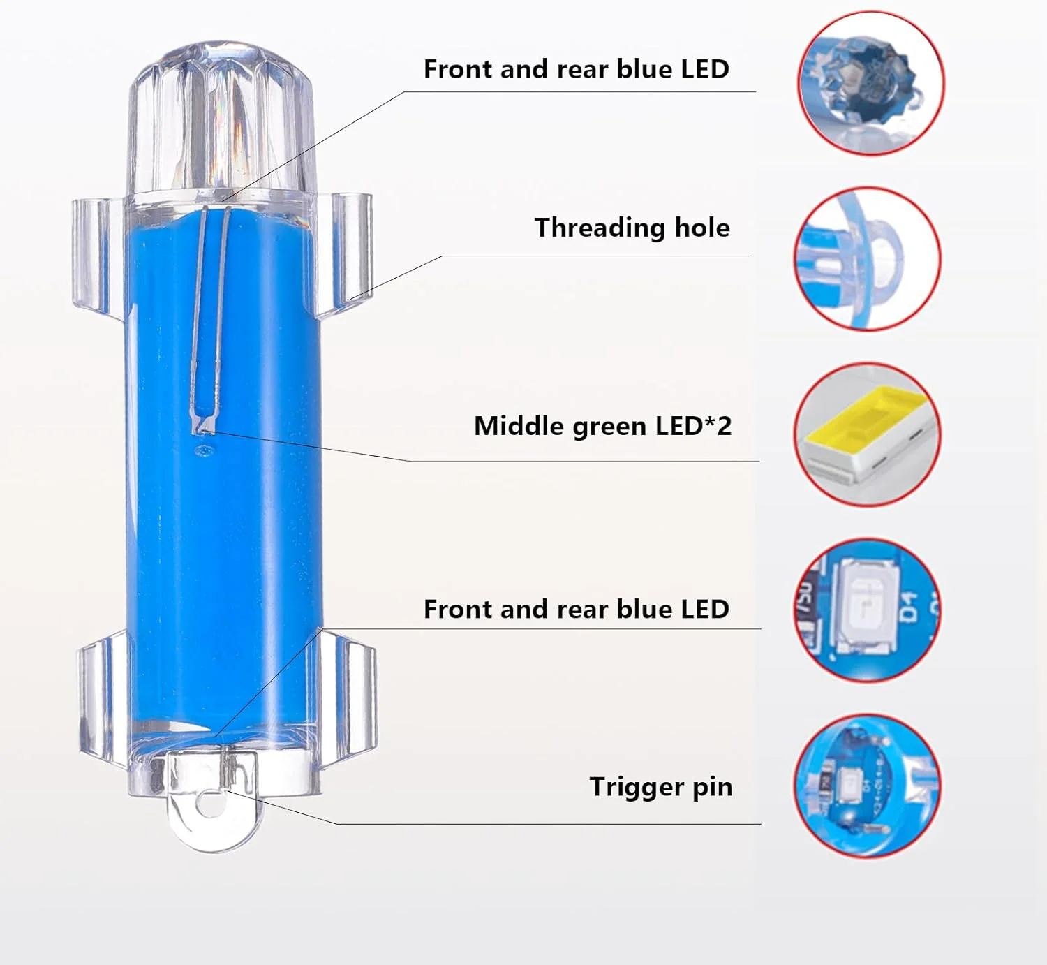 چراغ ماهیگیری LED زیر آب، 2 عدد چراغ LED جاذب ماهی، ضد آب IP68، چراغ طعمه جذاب چشمک زن، طول عمر +4000 ساعت چراغ ماهیگیری LED زیر آب، 2 عدد چراغ LED جاذب ماهی، ضد آب IP68، چراغ طعمه جذاب چشمک زن، طول عمر +4000 ساعت