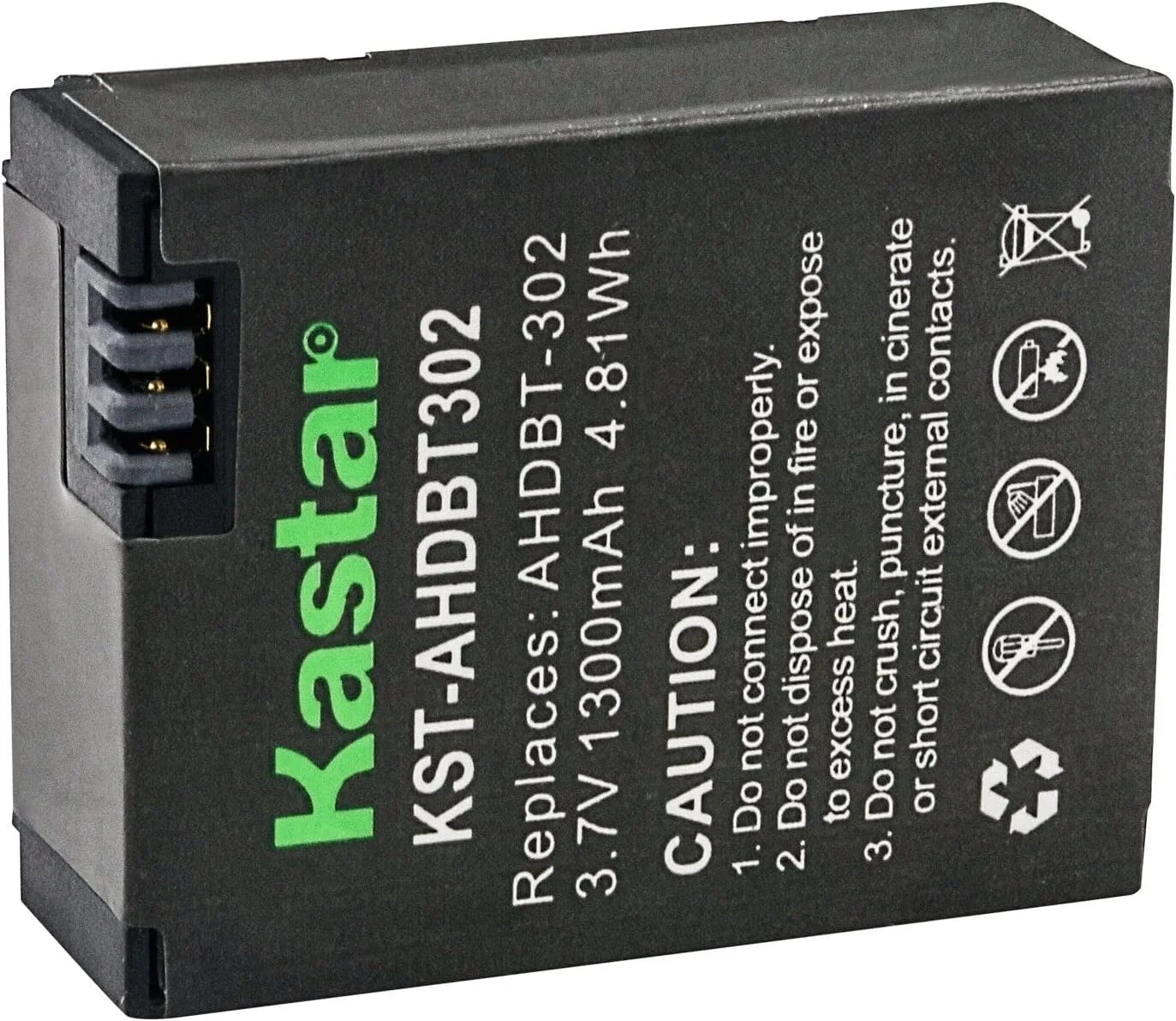 بسته 2 عددی باتری کاستار و شارژر دیواری AC جایگزین برای چراغ غواصی Suptig، چراغ ویدئویی LED ضد آب با قابلیت تنظیم نور بالا، چراغ ویدئویی LED ضد آب Suptig XShot با قابلیت تنظیم نور (45 متر)