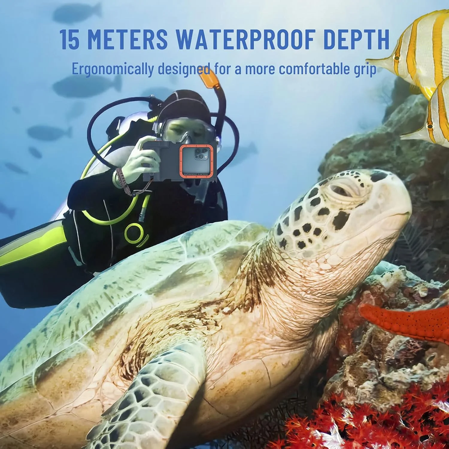 محفظه محافظ تلفن حرفه ای غواصی با کنترل از راه دور ویلباکس، مناسب برای شنا، غواصی سطحی، موج سواری، عکاسی و فیلمبرداری در زیر آب برای تلفن های هوشمند تا حداکثر 6.9 اینچ محفظه محافظ تلفن حرفه ای غواصی با کنترل از راه دور ویلباکس، مناسب برای شنا، غواصی سطحی، موج سواری، عکاسی و فیلمبرداری در زیر آب برای تلفن های هوشمند تا حداکثر 6.9 اینچ