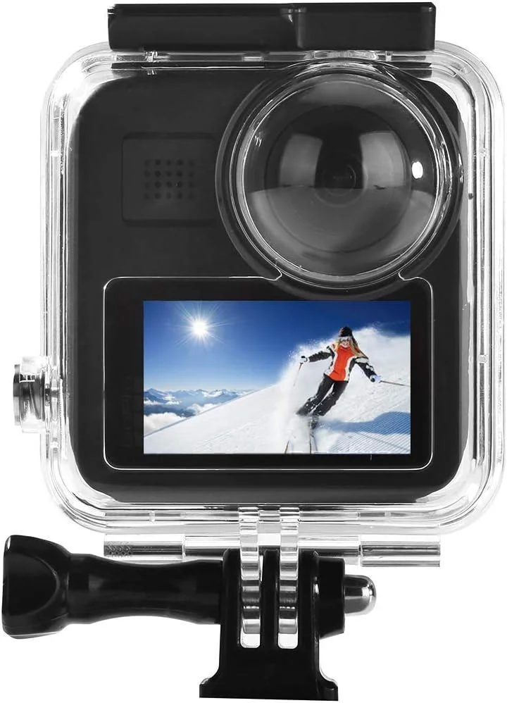 محفظه ضد آب برای GoPro Max، قاب محافظ غواصی زیر آب 45 متری با لوازم جانبی نصب سریع برای دوربین اکشن Go Pro Max (محفظه Gopro Max) محفظه ضد آب برای GoPro Max، قاب محافظ غواصی زیر آب 45 متری با لوازم جانبی نصب سریع برای دوربین اکشن Go Pro Max (محفظه Gopro Max)