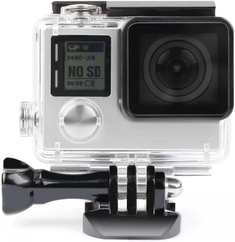 محفظه ضد آب برای دوربین های اکشن GoPro Hero 4 3 Plus، محافظ زیر آب با براکت برای لوازم جانبی دوربین های اکشن Go Pro Hero4 3+