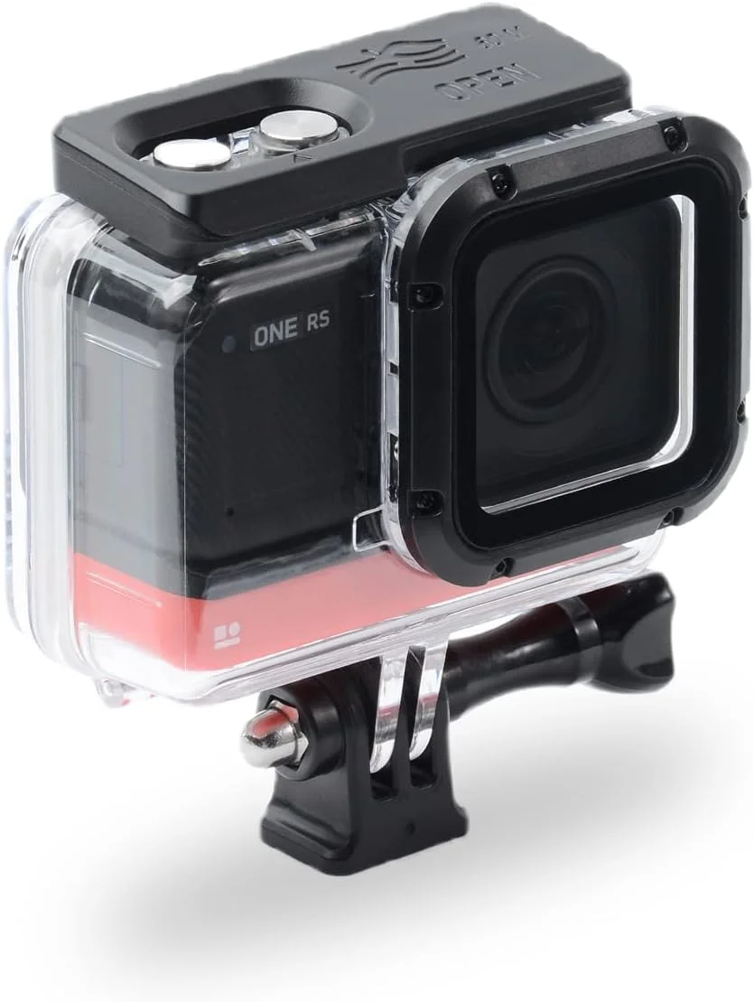 محفظه ضد آب برای Insta360 ONE RS 4K Edition، پوسته محافظ غواصی زیر آب 60 متری با لوازم جانبی براکت