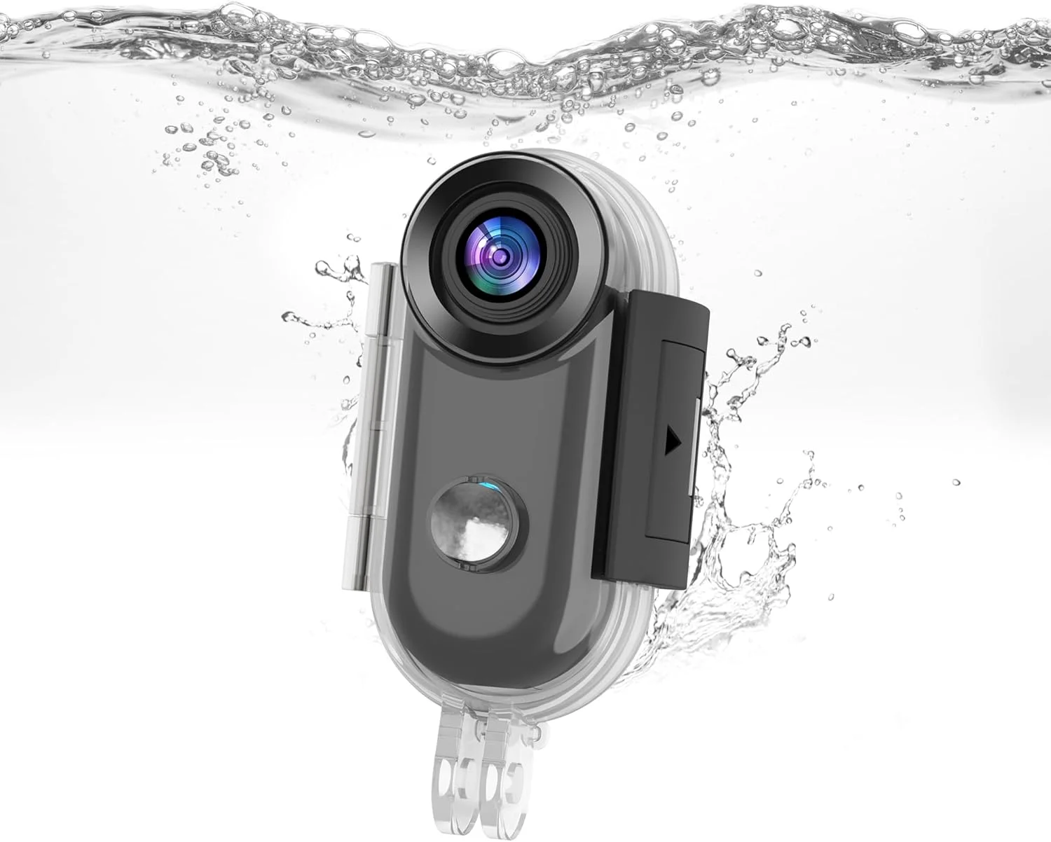 محفظه ضد آب سازگار با دوربین کوچک بدنه، محفظه ضد آب برای دوربین اکشن با موقعیت دکمه مشابه، مناسب برای کمپینگ، پیاده روی، ماهیگیری محفظه ضد آب سازگار با دوربین کوچک بدنه، محفظه ضد آب برای دوربین اکشن با موقعیت دکمه مشابه، مناسب برای کمپینگ، پیاده روی، ماهیگیری