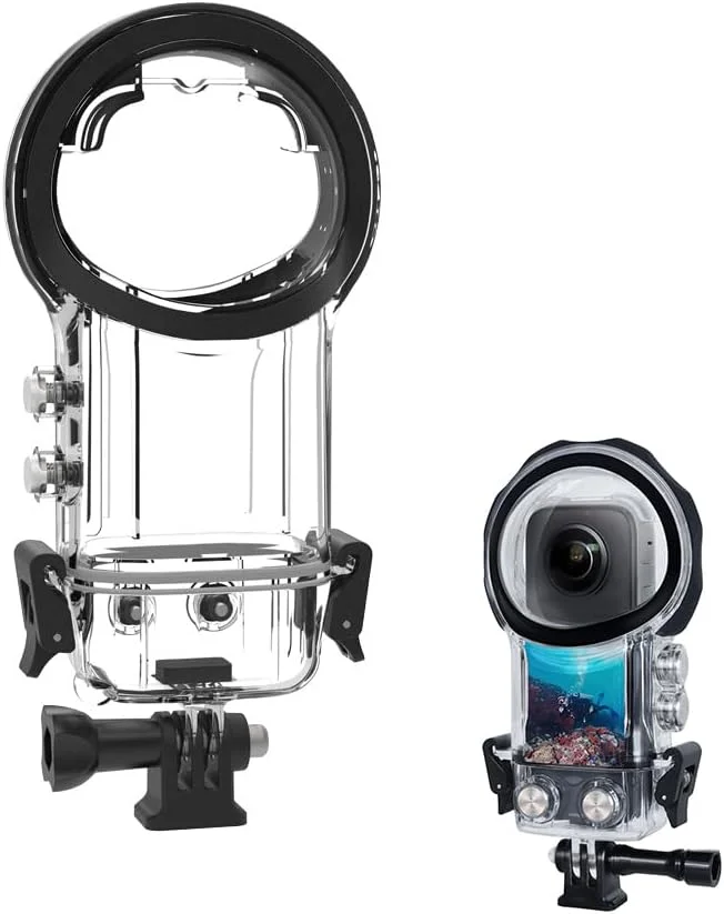 محفظه ضد آب برای دوربین اکشن X4، عمق 50 متری، قاب محافظ