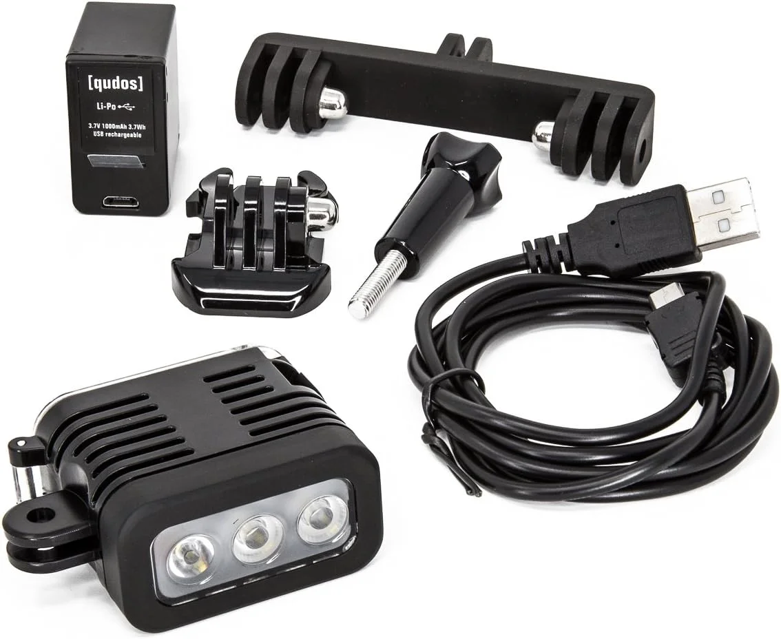 چراغ غواصی ضد آب پرقدرت SSE – چراغ ویدئویی LED زیر آب برای GoPro Hero 3 تا Hero 14 – سازگار با Hero 3/4/5/6/7/8/9/10/11/12/13/14 – برای غواصی و عکس های اکشن