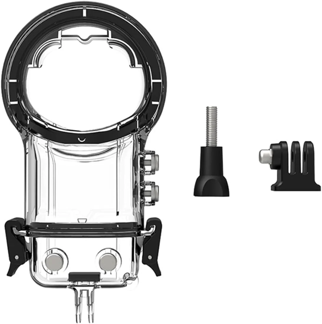 محفظه ضد آب برای دوربین پانورامای Insta360 X5، محفظه زیر آبی 40 متری برای غواصی، لوازم جانبی دوربین Insta360 X5 به همراه درپوش لنز و آداپتور محفظه ضد آب برای دوربین پانورامای Insta360 X5، محفظه زیر آبی 40 متری برای غواصی، لوازم جانبی دوربین Insta360 X5 به همراه درپوش لنز و آداپتور