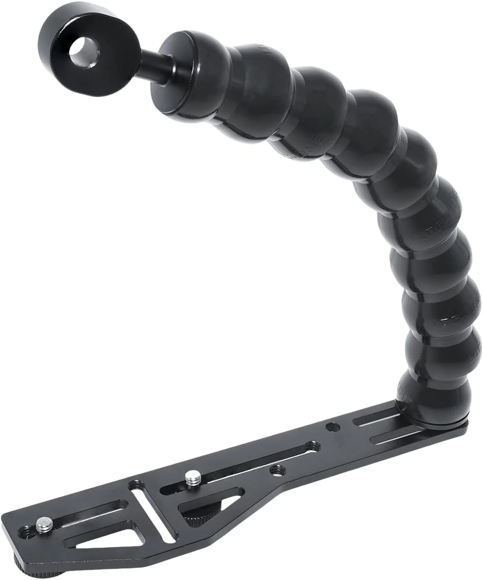 نگهدارنده دوربین زیرآبی Nitescuba AS062 با دسته و بازوی انعطاف پذیر، مناسب برای دوربین های ورزشی و محفظه های زیرآبی TG-5/TG-6 و RX100 V نگهدارنده دوربین زیرآبی Nitescuba AS062 با دسته و بازوی انعطاف پذیر، مناسب برای دوربین های ورزشی و محفظه های زیرآبی TG-5/TG-6 و RX100 V