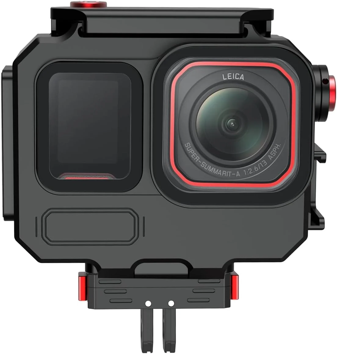 محفظه ضد آب آلومینیومی 80 متری برای Ace Pro/Ace Pro 2، قاب های غواصی دوربین با آداپتور نصب مغناطیسی، محافظ غواصی دوربین (دو اسلات تاشو مغناطیسی) محفظه ضد آب آلومینیومی 80 متری برای Ace Pro/Ace Pro 2، قاب های غواصی دوربین با آداپتور نصب مغناطیسی، محافظ غواصی دوربین (دو اسلات تاشو مغناطیسی)