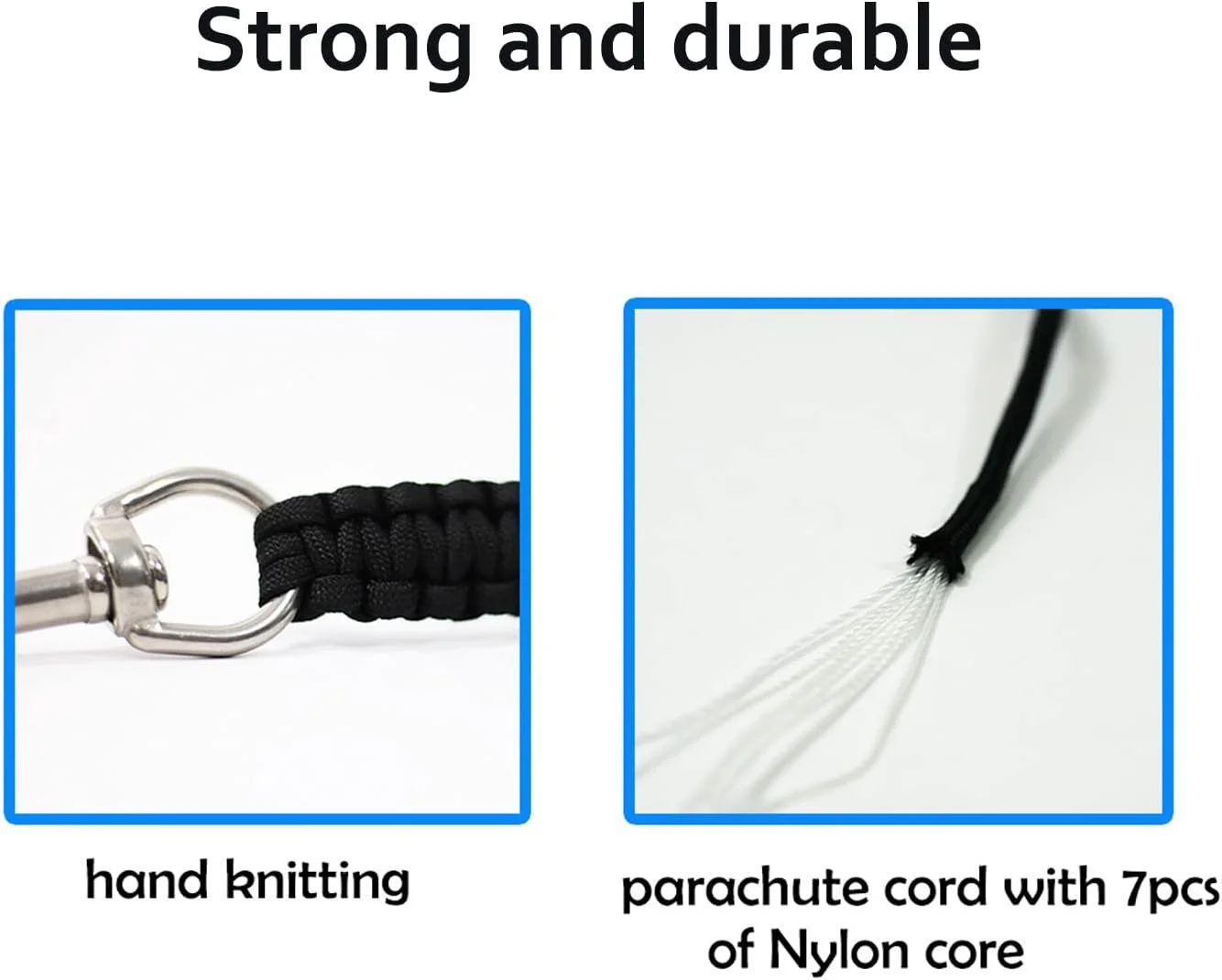 بند حمل محفظه دوربین زیر آب N+A، طناب چتر نجات با درجه نظامی، دسته نرم ضد آب با 2 عدد قلاب چرخشی استیل ضد زنگ 316