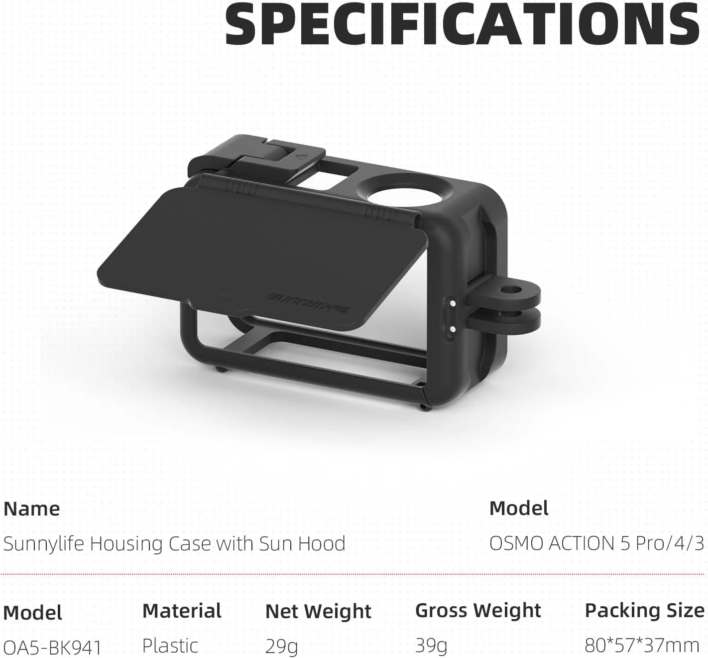 محافظ صفحه نمایش اکشن 5 پرو/4/3، ضد تابش نور و پوشش آفتابگیر، سازگار با DJI OSMO Action 5 Pro/4/3، لوازم جانبی دوربین DJI Osmo Action