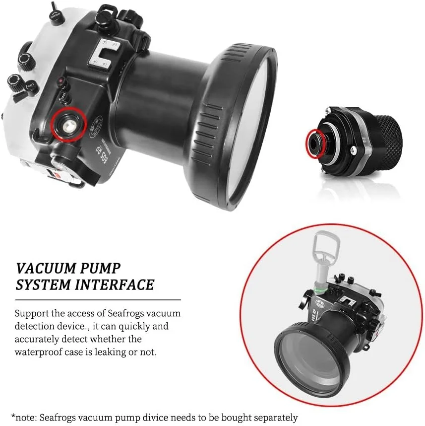 محفظه ضد آب سی فراگز برای Canon EOS RP + EF16-35mm برای عکاسی در زیر آب - [40m/130ft]