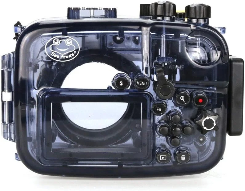 محفظه ضد آب زیر آب Seafrogs برای Sony A6000 A6300 A6500 با لنز 16-50 میلی‌متری، عمق 40 متر