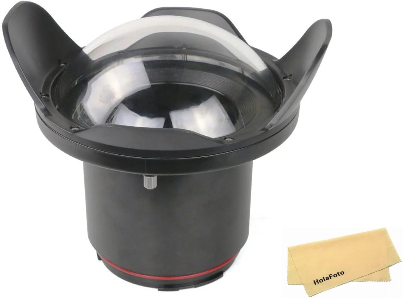 پورت دام واید انگل آکریلیک اپتیکال SeaFrogs WA005-A با لنز فیش آی واید انگل 6 اینچی برای کیس دوربین ضد آب Sea Frogs Meikon (قطر: 90 میلی متر، طول 106 میلی متر)