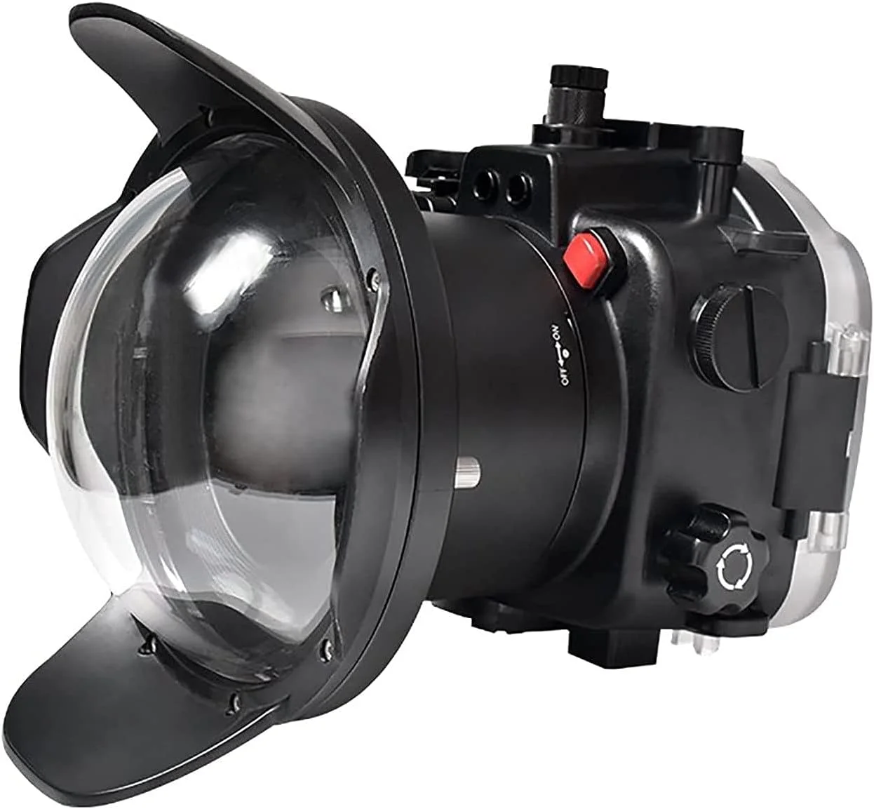 محفظه زیرآبی Seafrogs برای Sony A7S III + کیت پورت گنبدی WA005F 6 اینچی، قاب ضد آب 40 متری برای Sony A7SIII A7S3 Alpha 7S III+FE16-35mm F2.8, FE 28-70mm F3.5-5.6, 24-70mm F/4 محفظه زیرآبی Seafrogs برای Sony A7S III + کیت پورت گنبدی WA005F 6 اینچی، قاب ضد آب 40 متری برای Sony A7SIII A7S3 Alpha 7S III+FE16-35mm F2.8, FE 28-70mm F3.5-5.6, 24-70mm F/4