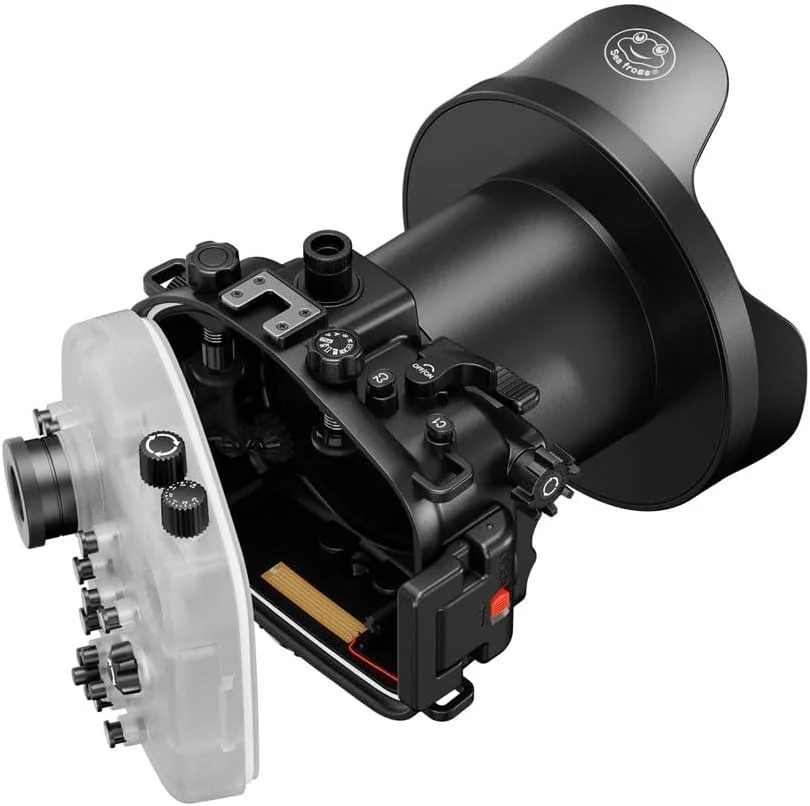 محفظه ضد آب Seafrogs برای Sony A7III A7R III + کیت پورت گنبدی 6 اینچی WA005A، کیس غواصی با پورت تخت برای Sony A7R3 A7M3 + 28-70mm F3.5-5.6, 24-70mm F2.8 GM محفظه ضد آب Seafrogs برای Sony A7III A7R III + کیت پورت گنبدی 6 اینچی WA005A، کیس غواصی با پورت تخت برای Sony A7R3 A7M3 + 28-70mm F3.5-5.6, 24-70mm F2.8 GM