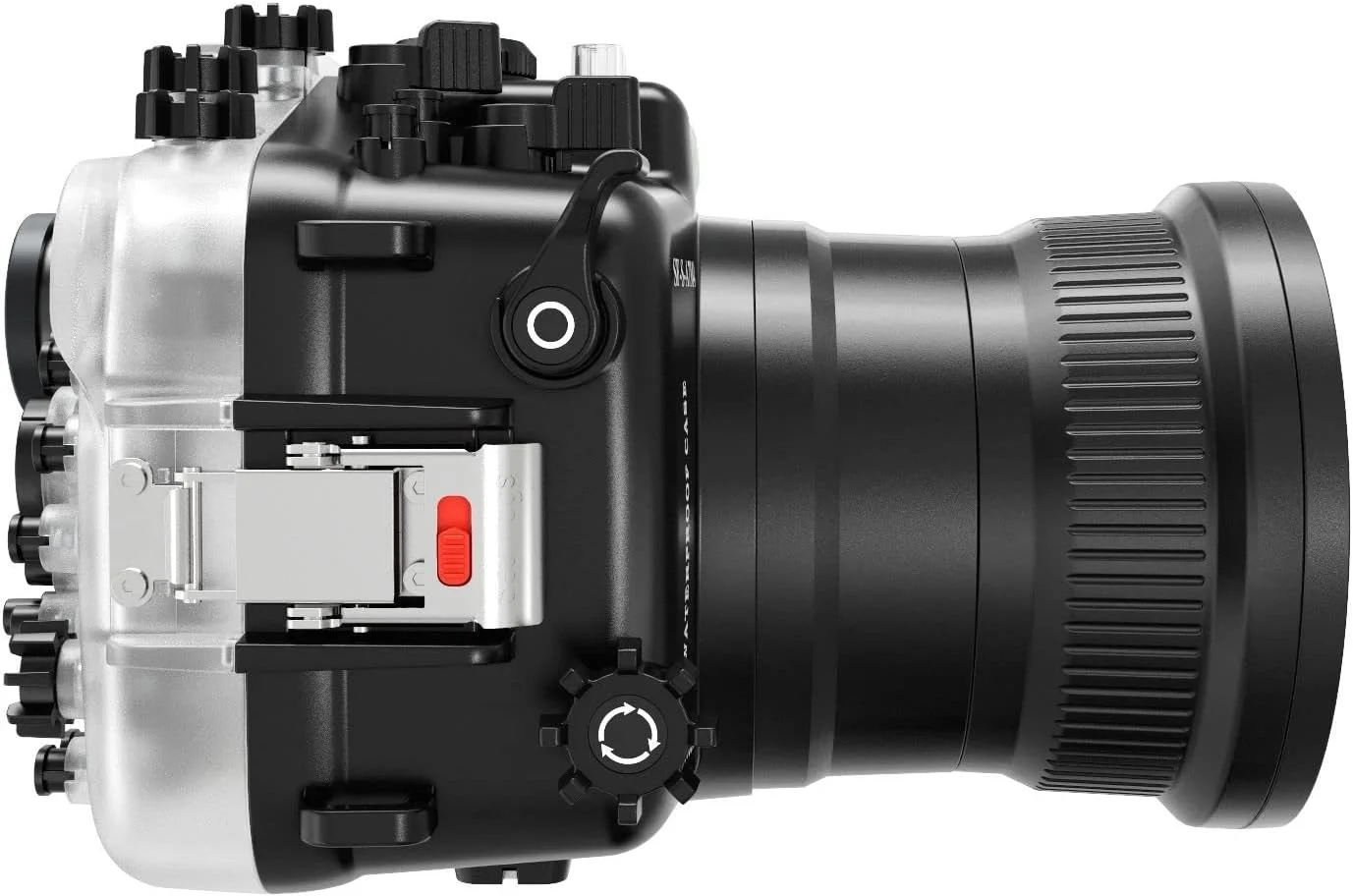 محفظه زیرآبی Seafrogs برای Sony A7M4 Alpha7 IV (ILCE-7M4 /a7 IV)، جعبه غواصی ضد آب [40M/130FT] برای Sony A7M4 A7 Mark IV A74، با پورت استاندارد