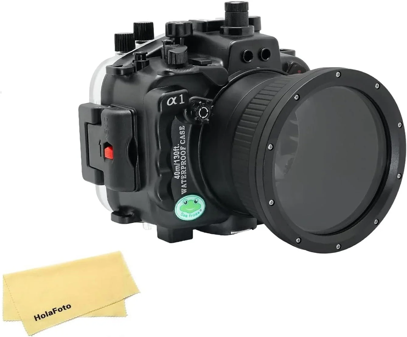 محفظه زیرآبی Seafrogs برای Sony A1، کیس ضد آب 40 متری با پورت استاندارد برای لنزهای Sony 28-70mm F3.5-5.6، 16-35mm F/4، 24-70mm F/4 محفظه زیرآبی Seafrogs برای Sony A1، کیس ضد آب 40 متری با پورت استاندارد برای لنزهای Sony 28-70mm F3.5-5.6، 16-35mm F/4، 24-70mm F/4
