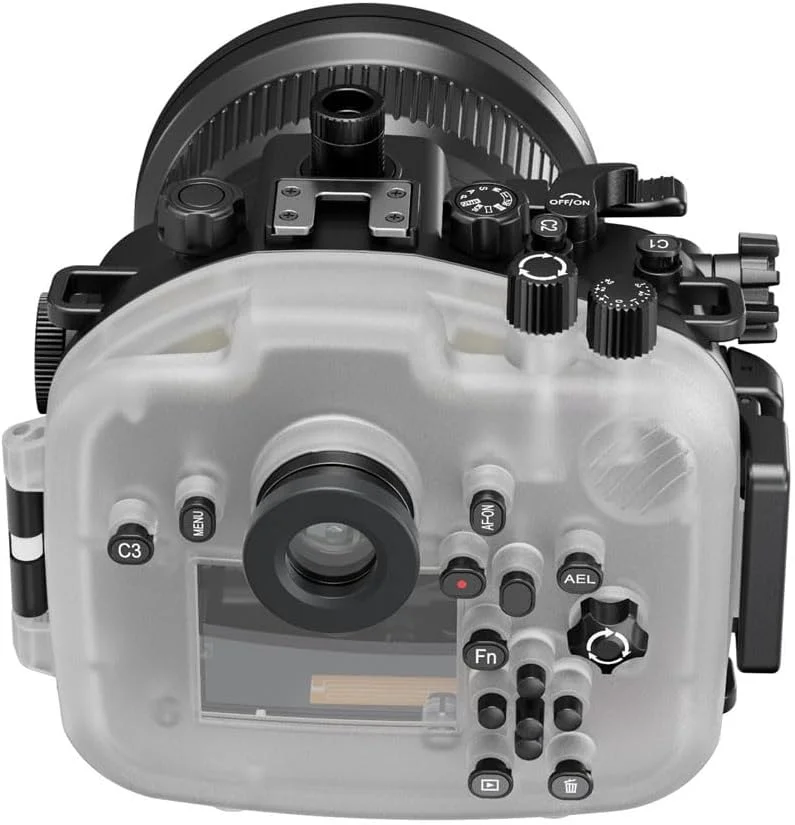 محفظه زیرآبی Seafrogs برای Sony A7 III A7R III + کیت پورت Dome WA005F (+ پورت استاندارد)، سازگار با Sony a7m3 a7r3 با لنزهای 16-35mm F2.8 GM / 28-70mm F3.5-5.6 محفظه زیرآبی Seafrogs برای Sony A7 III A7R III + کیت پورت Dome WA005F (+ پورت استاندارد)، سازگار با Sony a7m3 a7r3 با لنزهای 16-35mm F2.8 GM / 28-70mm F3.5-5.6