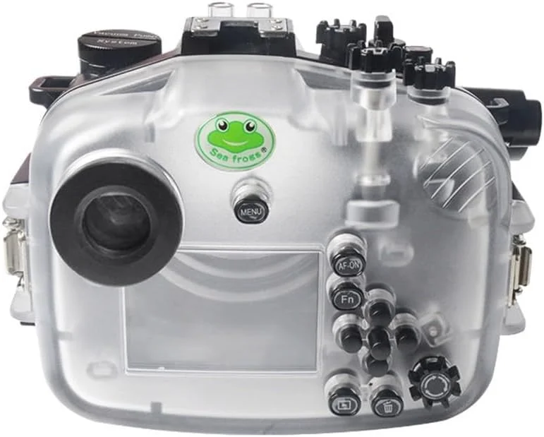 محفظه زیرآبی Seafrogs برای Sony A7C+ پورت Dome WA005F، [40M/130FT] جعبه محفظه غواصی ضد آب برای Sony Alpha 7C+16-35mm F4, 24-70mm F4, برای لنز Tamron 17-28mm F2.8