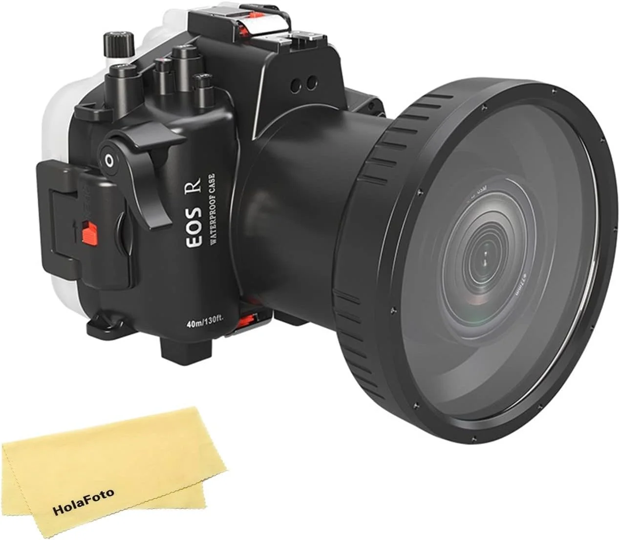 محفظه ضد آب Seafrogs برای Canon EOS R مناسب غواصی حرفه ای برای Canon EOSR+24-105mm/ 16-35mm/ 24-70mm لنز برای عکاسی و فیلمبرداری زیر آب