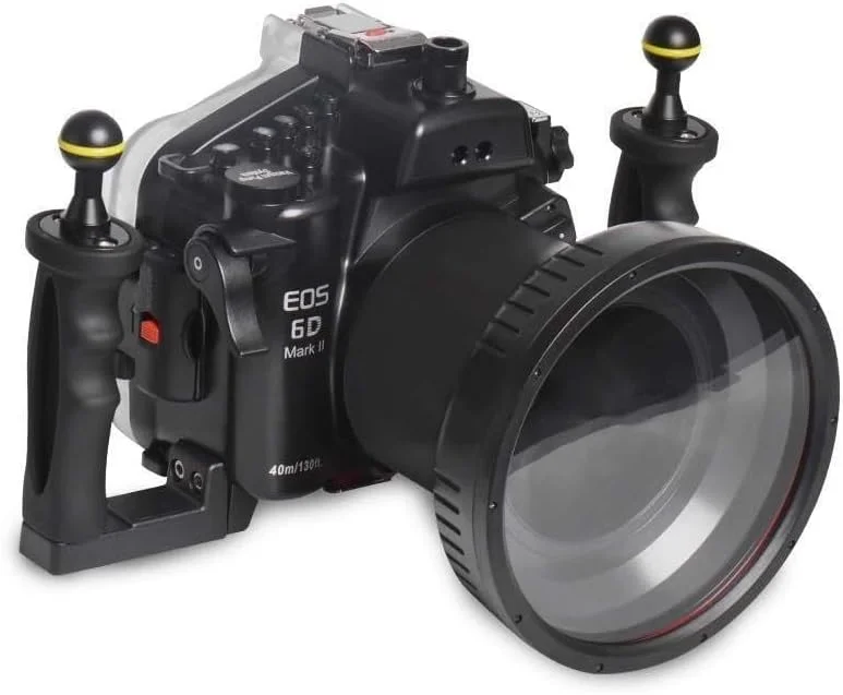 محفظه ضد آب سی فراگز برای دوربین Canon EOS 6D Mark II [40M/130FT] مناسب برای Canon Eos 6D II +24-105mm F4, 16-35mm F2.8 L II