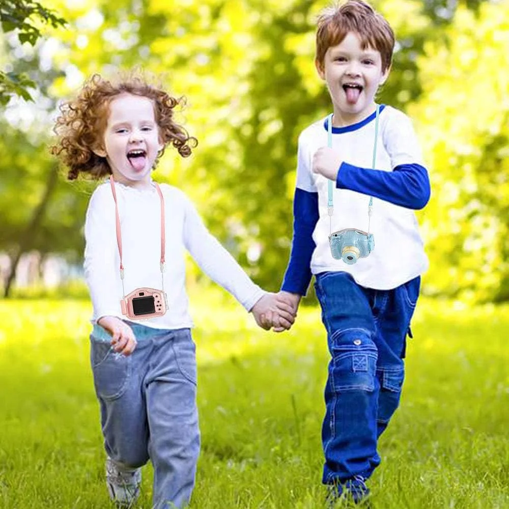 دوربین ضد آب کودکان Agoigo - دوربین فیلمبرداری دیجیتال HD زیر آب کودکان، اسباب بازی مسافرتی قابل حمل برای کودکان نوپا - هدیه تولد ایده آل برای پسران و دختران 3-12 ساله با کارت 32 گیگابایتی (آبی)