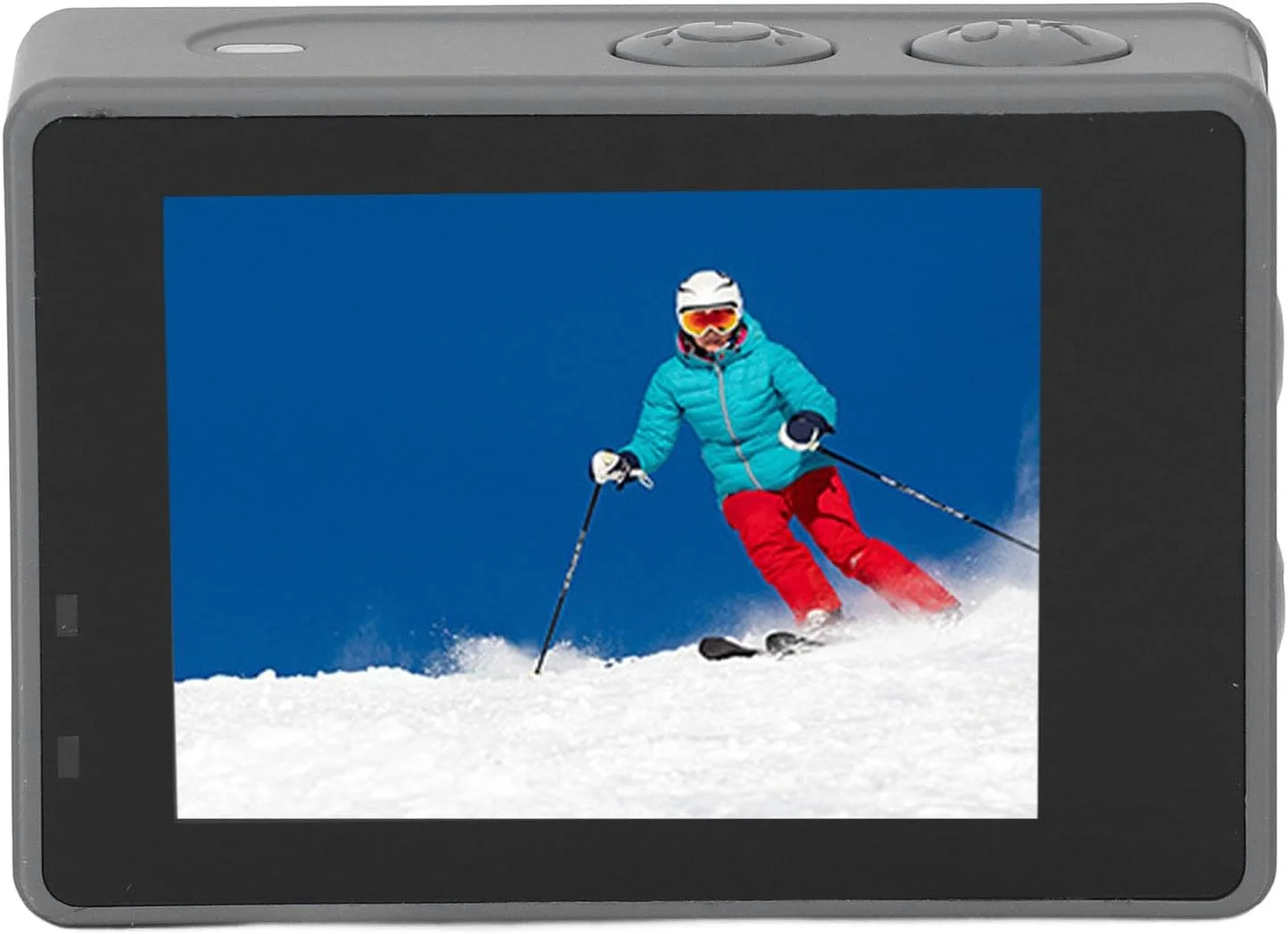 دوربین اکشن 16 مگاپیکسلی 1080FHD 30FPS با صفحه نمایش دو رنگی 2 اینچی و 1.4 اینچی، دوربین دیجیتال، دوربین فیلمبرداری ضد آب برای غواصی، زاویه دید گسترده 120 درجه