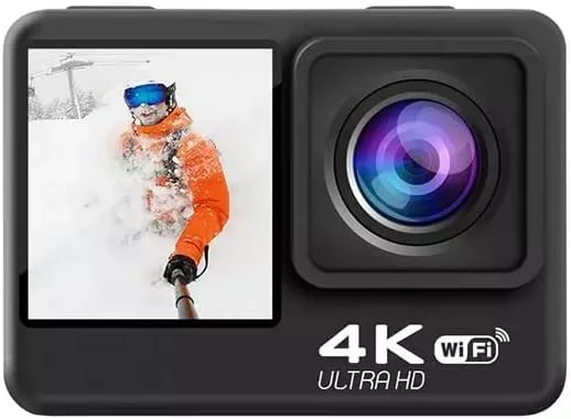 دوربین ورزشی 4K 60fps با صفحه نمایش لمسی دوگانه، دوربین ضد آب زیر آب با تثبیت کننده ضد لرزش، 20 مگاپیکسل، زوم دیجیتال 4X، پشتیبانی از WiFi و کنترل از راه دور 2.4G برای ورزش های فضای باز دوربین ورزشی 4K 60fps با صفحه نمایش لمسی دوگانه، دوربین ضد آب زیر آب با تثبیت کننده ضد لرزش، 20 مگاپیکسل، زوم دیجیتال 4X، پشتیبانی از WiFi و کنترل از راه دور 2.4G برای ورزش های فضای باز