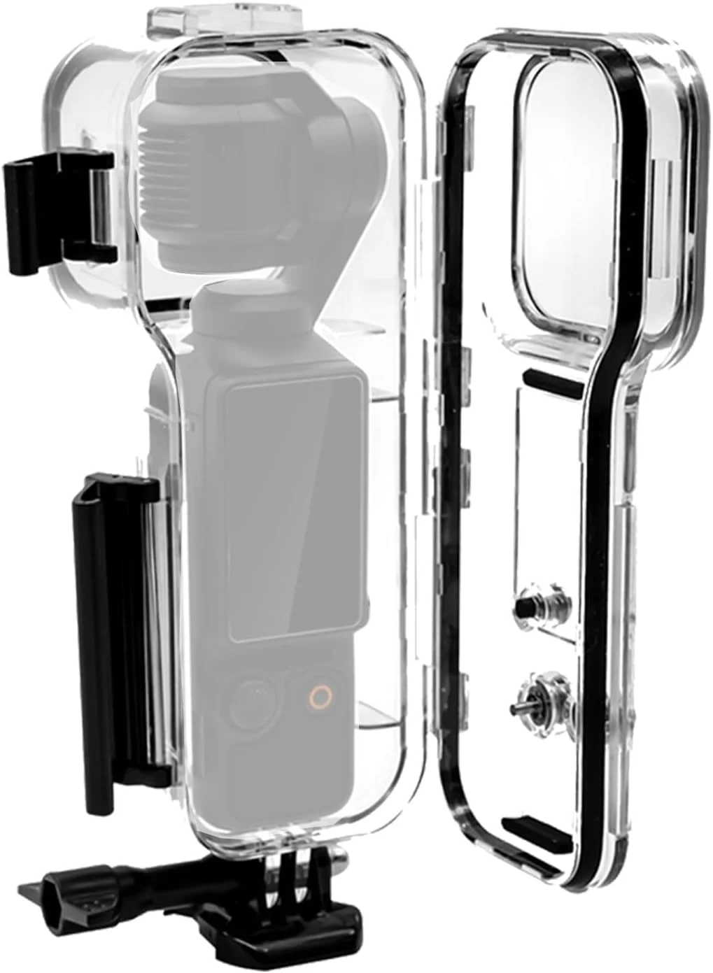 محفظه ضد آب PULUZ برای DJI Osmo Pocket 3، مناسب غواصی تا عمق 45 متر، محافظ دوربین اکشن Osmo Pocket 3، لوازم جانبی محافظ برای غواصی، موج سواری، شنا و اسکی