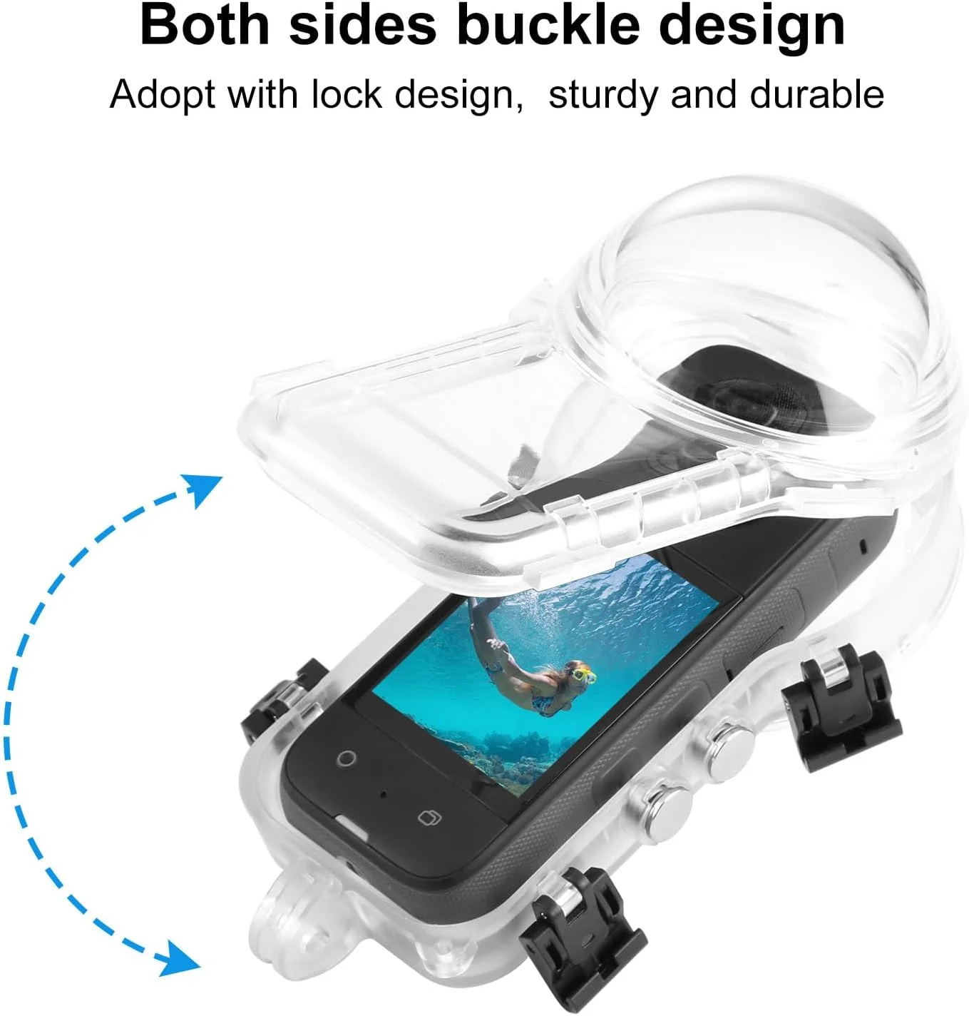 محفظه محافظ نامرئی ضد آب برای دوربین ورزشی اینستا360 One X4