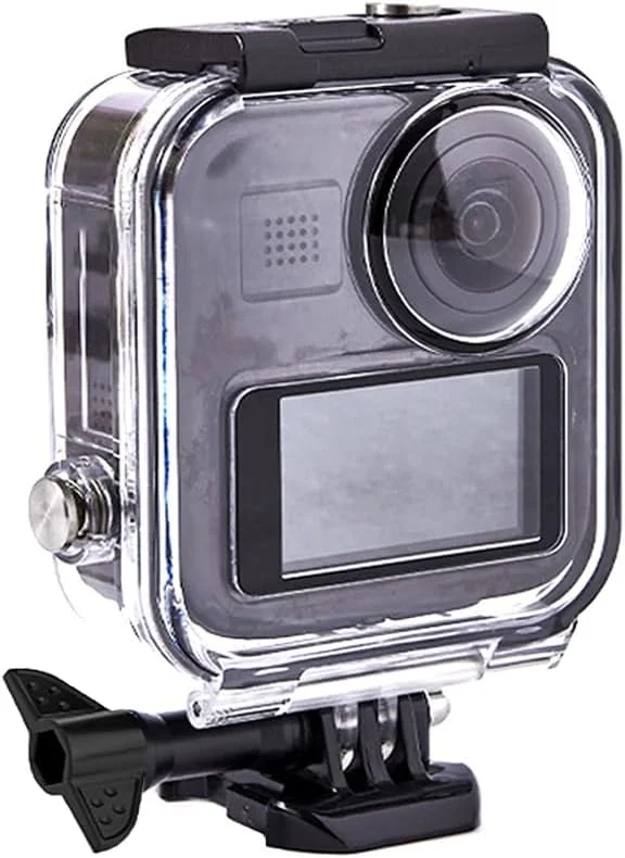 محفظه ضد آب لمسی برای دوربین GoPro MAX 360 (2025)، محافظ غواصی زیر آب 25 متری برای لوازم جانبی Go Pro Max 360 2025 (سازگار با Gopro MAX 360 2019/MAX 2 نیست)
