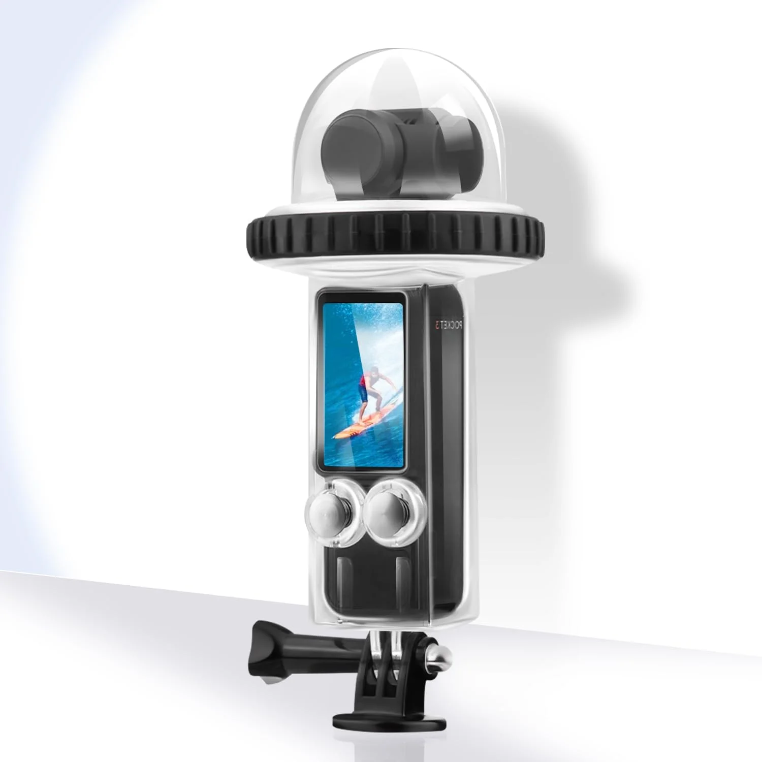 محفظه محافظ ضد آب برای DJI Osmo Pocket 3، مناسب برای غواصی تا عمق 40 متری (131 فوت) - شفاف محفظه محافظ ضد آب برای DJI Osmo Pocket 3، مناسب برای غواصی تا عمق 40 متری (131 فوت) - شفاف