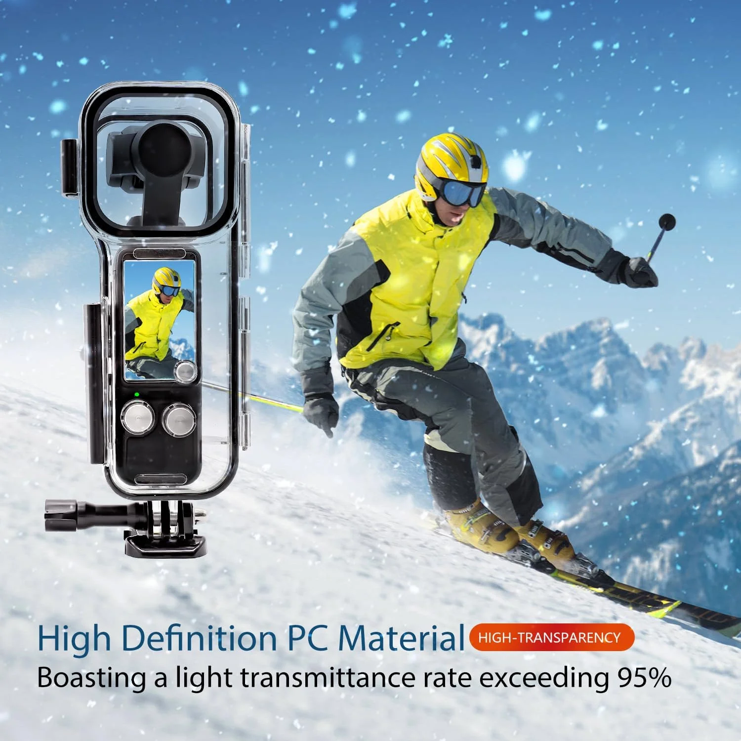 محفظه ضد آب 50 متری (164 فوت) برای DJI Osmo Pocket 3، لوازم جانبی ضد آب، محافظ زیر آب محفظه ضد آب 50 متری (164 فوت) برای DJI Osmo Pocket 3، لوازم جانبی ضد آب، محافظ زیر آب