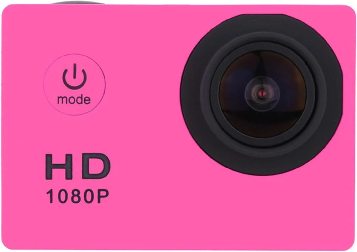دوربین ورزشی اکشن مینی DV ضد آب مناسب فضای باز دوربین فیلمبرداری ورزشی 2.0 اینچی با قابلیت تایم لپس (رنگ: صورتی، سایز: M)