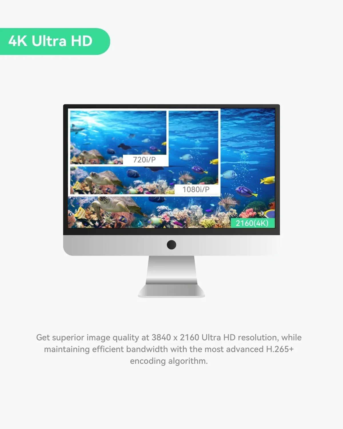 دوربین زیرآبی 4K Ultra HD LINOVISION با پوشش ضد خوردگی، دوربین شبکه POE با رابط کاربری گرافیکی وب بصری و برنامه تلفن همراه، مناسب برای مزارع آبزی پروری، آکواریوم ها، سدها (کابل 30 متری)